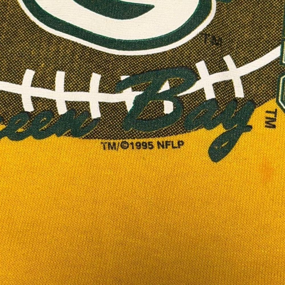 Vintage Green Bay Packers Toddler Outfit 24M NFL Shirt Shorts Set 1995 USA - Picture 5 of 7